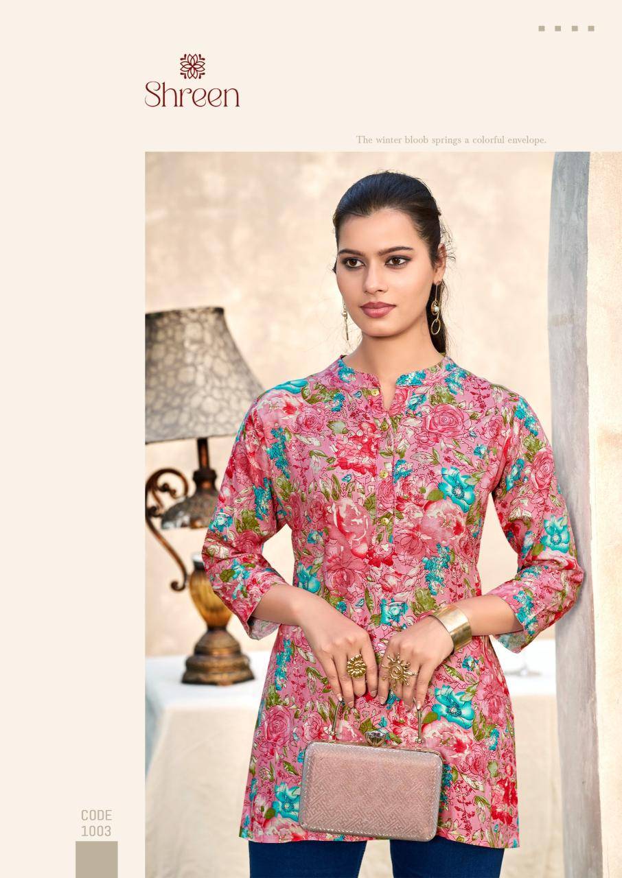 Shreen trendz new vol Kurti set wholesaler